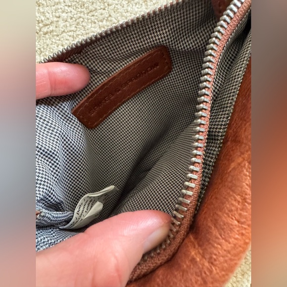 Spikes & Sparrow Brown Leather Crossb ody Waist Fanny Travel Boho Bag - Picture 7 of 10